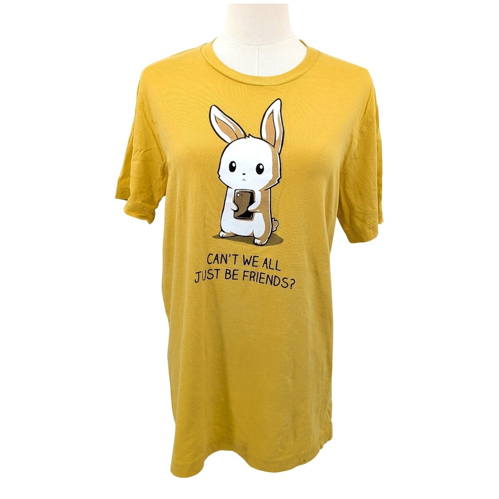 Teeturtle Bunny Graphic‎ Tee Whimsical Cute Humor Medium